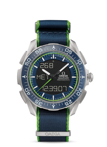Omega Skywalker X-33 Titanium / Blue / Nato / Solar Impulse